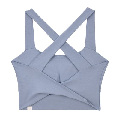 Dhyani 月光瑜珈扭結內衣 天空藍 CON128BLU11