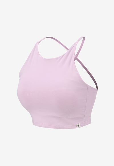 Conchwear X型削肩款胸墊短背心 薰衣草粉 CON117PNK6