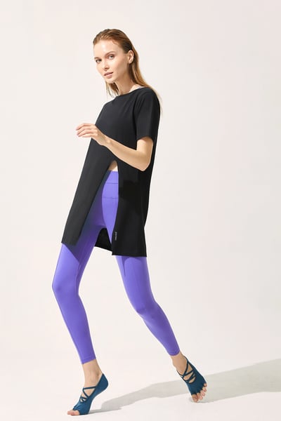 Parsley Air Brush 瑜珈美腿線九分褲 紫羅蘭 P19LG002VLT5