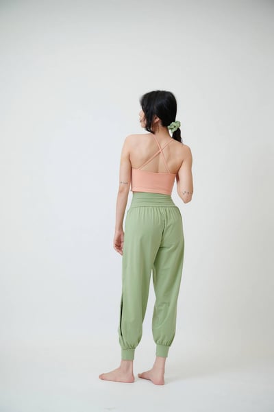 Conchwear X型削肩款胸墊短背心 鮭魚橘 CON117ORG2