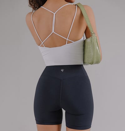 Conchwear 3D 裸感單車款三分褲 經典黑 CON031BLK7