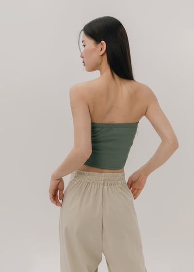 Sohamsoham 平口瑜珈內衣 礦物綠 SOH012GRN