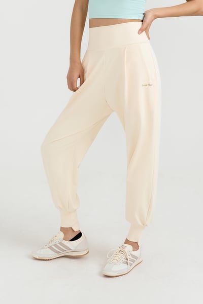 【5色】Front2line Micro Fresh 寬鬆版束腳寬褲 檸檬黃 各類運動適用4