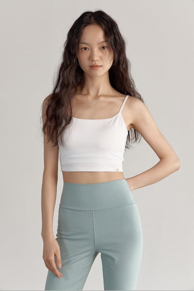 【熱銷】Dhyani 瑜珈美背運動內衣 白色 CON045WHT