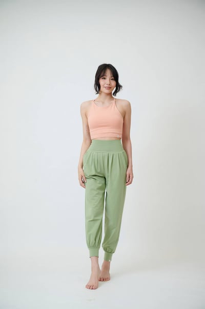 Conchwear X型削肩款胸墊短背心 鮭魚橘 CON117ORG3