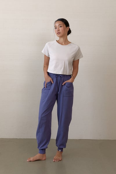 Dhyani 瑜珈短袖罩衫 烤布蕾 CON064BEG4