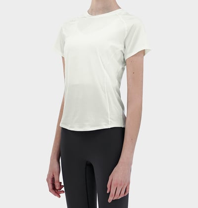 Conchwear 經典短袖罩衫 奶油白 各類運動適用 CON038WHT4