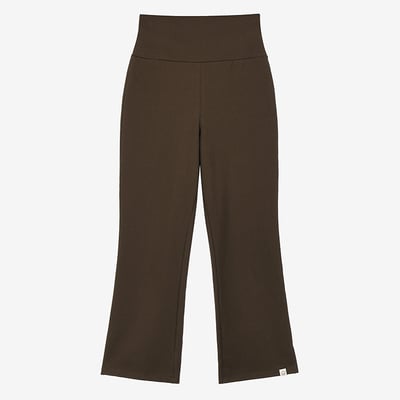 Dhyani 瑜珈直筒八分褲 木炭棕 CON067BRN7