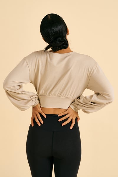 【熱銷】Dhyani 回歸基本長袖罩衫 奶茶色 CON085BEG2