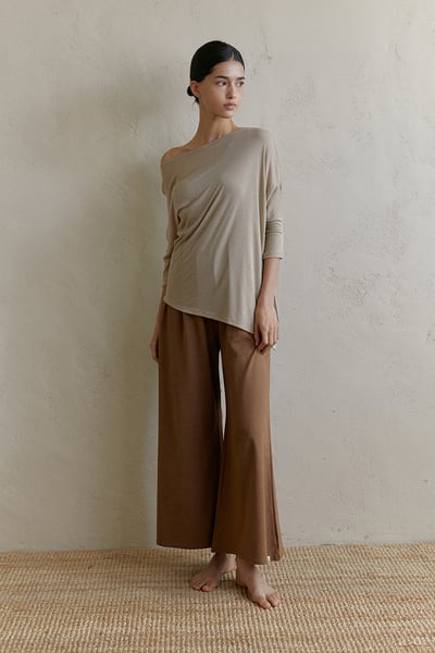 Dhyani 無礙兩穿罩衫 奶茶色 CON097BEG8