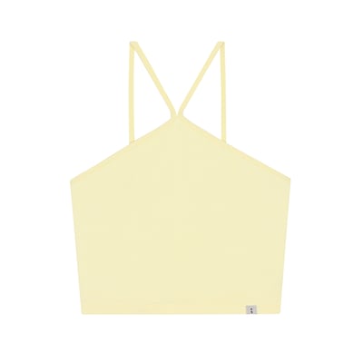 Sohamsoham 細帶造型瑜珈內衣 淺黃色 SOH010YEL5