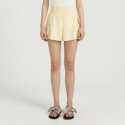 Front2line 涼感機能兩件式短褲 檸檬黃 各類運動適用1