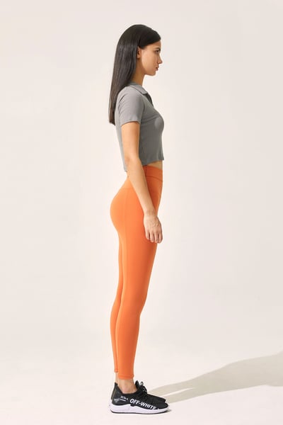 Parsley Air Brush 瑜珈美腿線九分褲 果醬橘 P19LG002ORG5