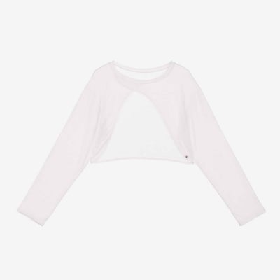 Conchwear 短版兩穿長袖罩衫 白色 CON116WHT2