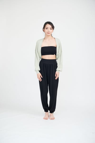 Happy yogi studio 瑜珈抹胸款內衣 黑色 HYS016BLK5