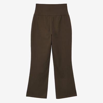 Dhyani 瑜珈直筒八分褲 木炭棕 CON067BRN8