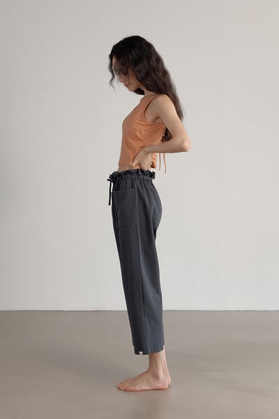 【熱銷】Dhyani 瑜珈後綁帶胸墊短背心 楓葉橙 CON036ORG3