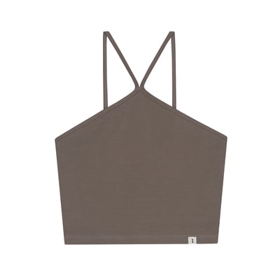 Sohamsoham 細帶造型瑜珈內衣 摩卡棕 SOH010BRN5