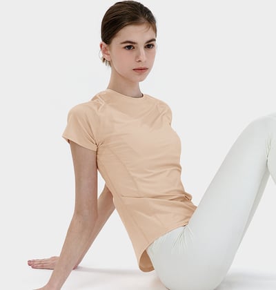 Conchwear 經典短袖罩衫 蜜桃色 各類運動適用 CON038COR2