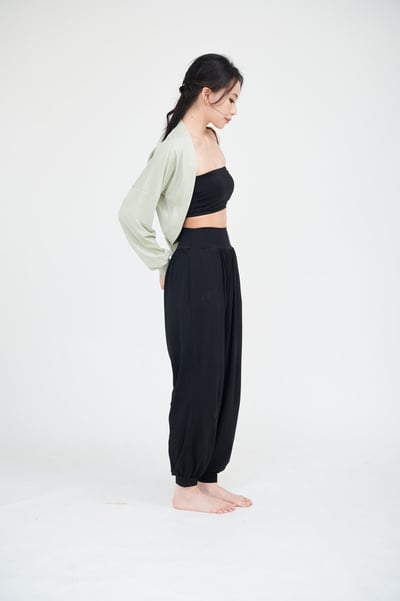 Happy yogi studio 瑜珈坎肩開襟罩衫 鼠尾草綠 HYS014GRN2