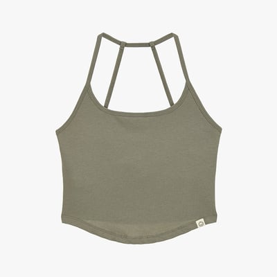 Dhyani 深呼吸胸墊短背心 淡棕色 CON077BRN5