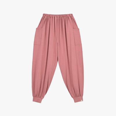 【熱銷】Dhyani 自由體積束腳寬褲 玫瑰鹽粉 CON083PNK6