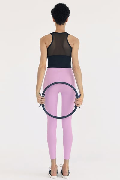 Parsley Allay 瑜珈超高腰八分褲 泡泡紫 P21LG003PUR5