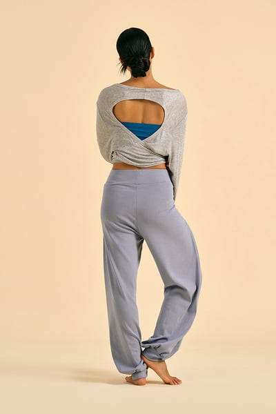 Dhyani 內觀流瑜珈束腳寬褲 天空藍 CON139BLU3