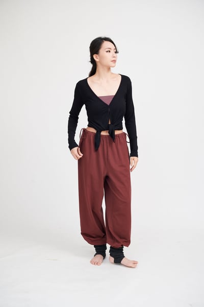 【熱銷】Conchwear 瑜珈兩穿長袖罩衫 黑色 CON048BLK3