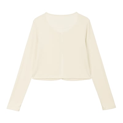 Dhyani 開襟長袖罩衫 象牙白 CON124IVY7