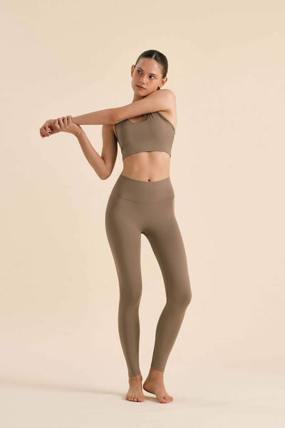 Conchwear Air Light 3D 瑜珈九分褲 摩卡色 CON001BRN5