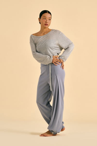 Dhyani 內觀流瑜珈束腳寬褲 天空藍 CON139BLU4