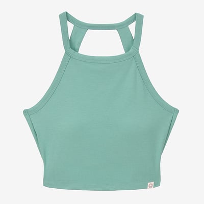 【熱銷】Dhyani 瑜珈鷹姿胸墊背心 長青綠 CON060GRN10