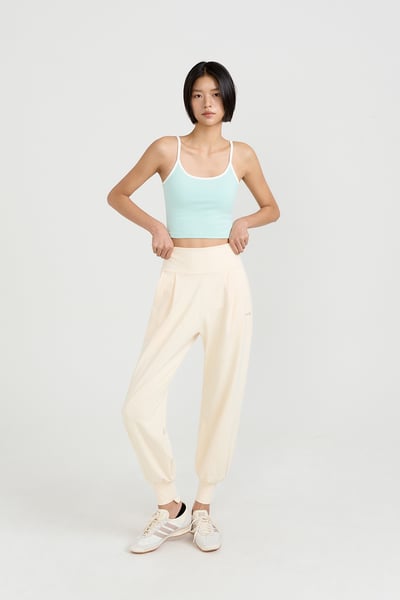 【5色】Front2line Micro Fresh 寬鬆版束腳寬褲 檸檬黃 各類運動適用5