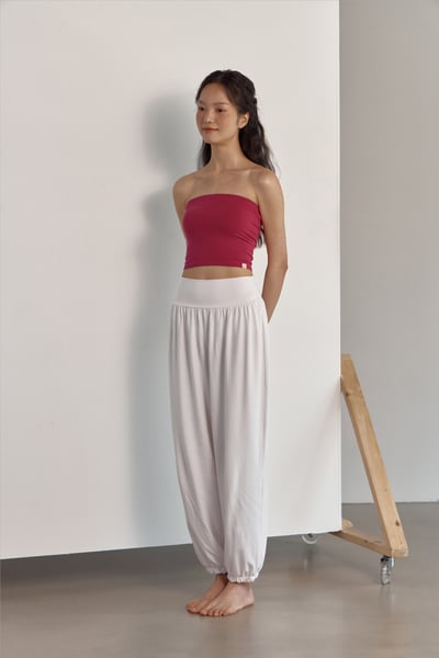 Dhyani 長版平口瑜珈內衣 紅色 CON105RED5