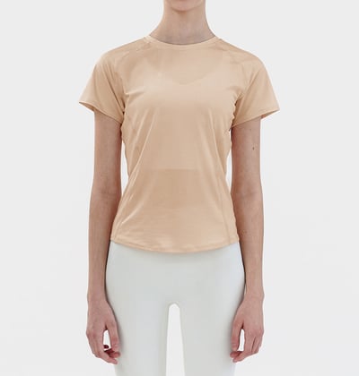 Conchwear 經典短袖罩衫 蜜桃色 各類運動適用 CON038COR4