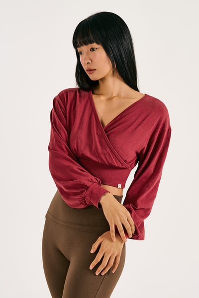 【熱銷】Dhyani 回歸基本長袖罩衫 紅色 CON085WNE4