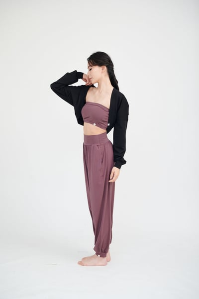 Happy yogi studio 瑜珈抹胸款內衣 煙燻紫 HYS016PUR5