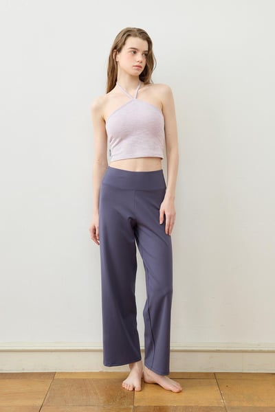 Parsley 瑜珈胸墊掛脖短背心 薰衣草紫 P23CR007LAV5