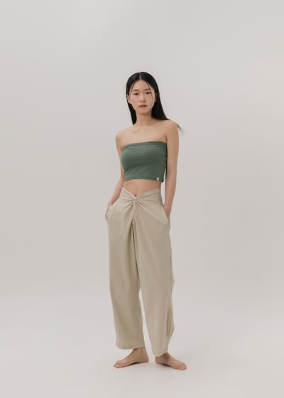 Sohamsoham 平口瑜珈內衣 礦物綠 SOH012GRN