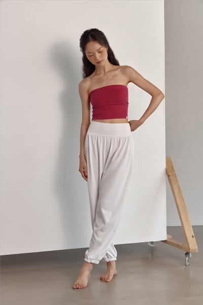 Dhyani 長版平口瑜珈內衣 紅色 CON105RED4