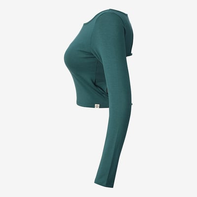 Dhyani 智慧胸墊長袖上衣 綠色 CON138GRN