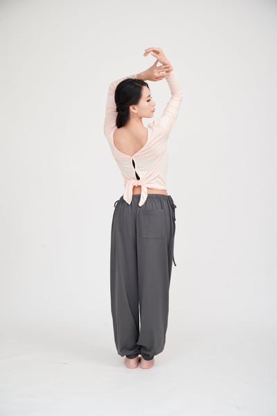 【熱銷】Conchwear 瑜珈兩穿長袖罩衫 淺粉色 CON048PNK2