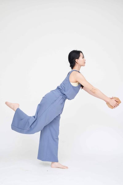 Dhyani 漫遊連身長褲 藍色 CON114BLU2