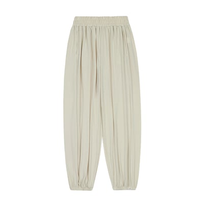Sohamsoham 飄飄瑜珈束腳寬褲 象牙白 SOH014IVY