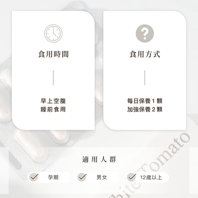 【Yiti生技】專利白番茄膠囊7