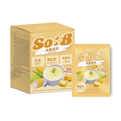 【AQUA.C花漾皙】So:8 高纖濃湯(10包/盒)1