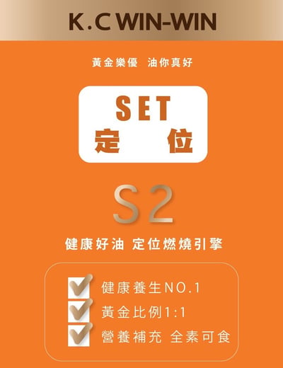 【K.C WIN-WIN】優減系統 S2膠囊 體減半3