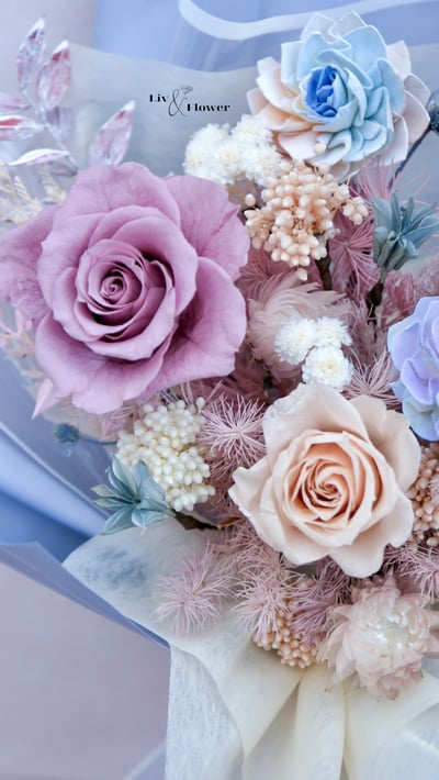 不凋花花束｜靜謐呢喃系列4