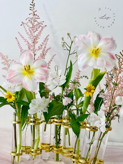 英國TQUK鮮花/法式AAFF鮮花證照 共同體驗課-試管花1